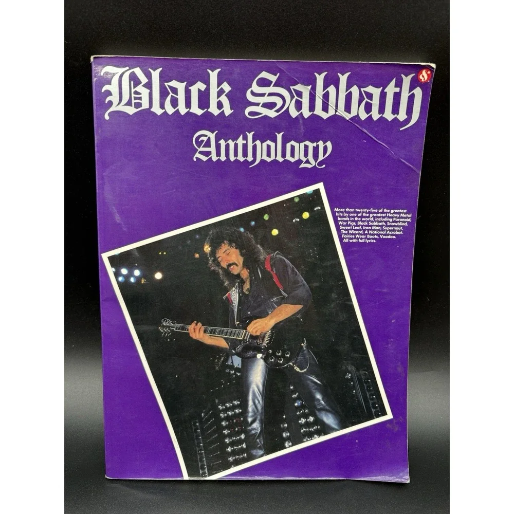 Black Sabbath Anthology Guitar TAB Songbook Amsco Ozzy Iommi Paranoid War Pigs